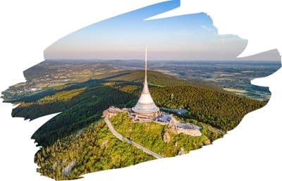 Autobusové poznávacie zájazdy , Český Raj, Liberec, hora Ještěd