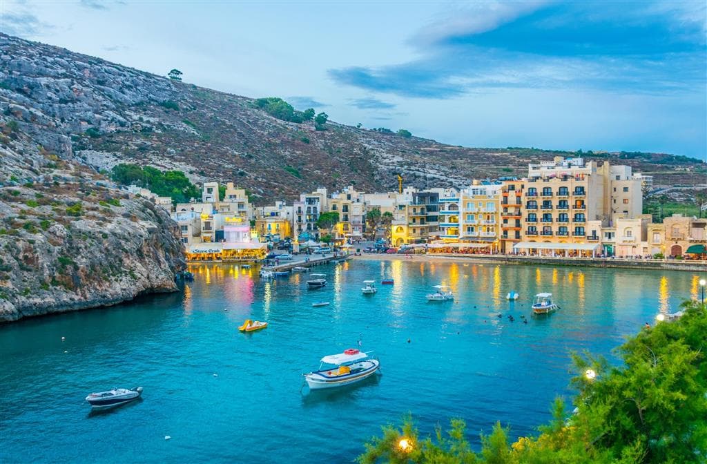. Letecký poznávací zájazd , Malta – historická mozaika, Xlendi, Gozo, Malta