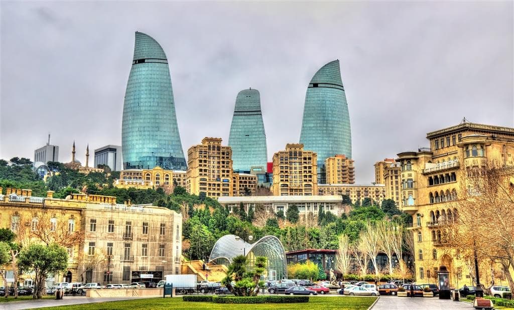 , letecké poznávacie zájazdy, Azerbajdžan - krajina ohňa, Baku