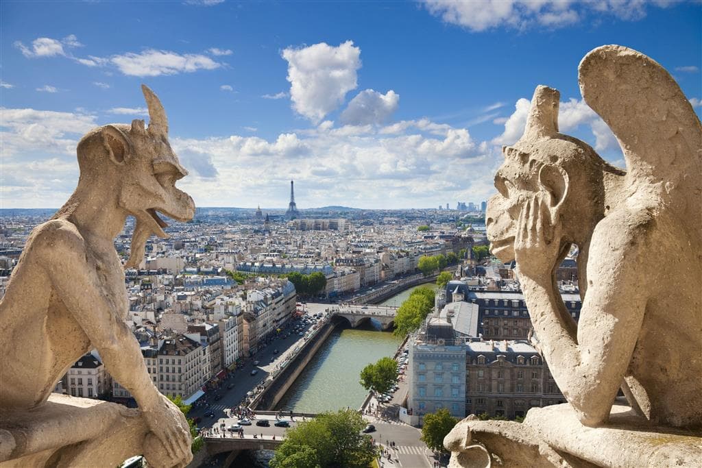 , autobusový poznávací zájazd, Paríž a Disneyland, výhľad z Notre Dame