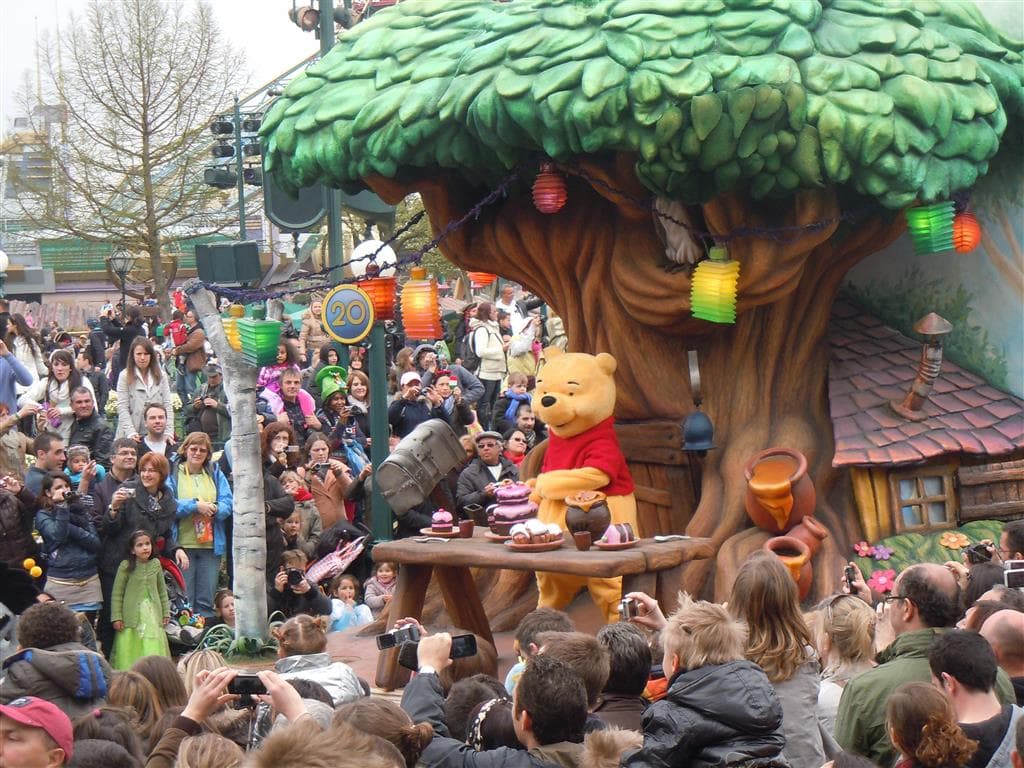, autobusový poznávací zájazd, Paríž a Disneyland, Disneyland, Winnie the Pooh