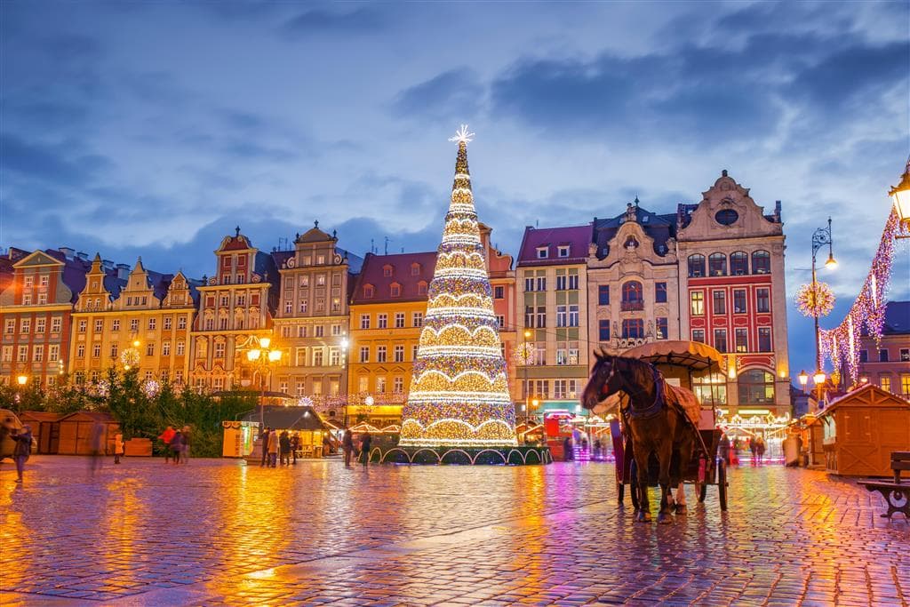 Predvianočný Wroclaw